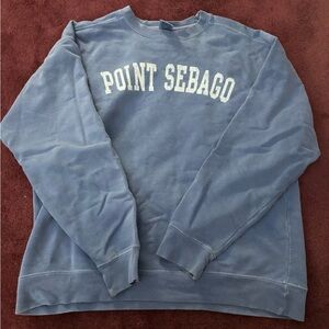 Avalon Men's Crewneck Sweater in Slate Blue